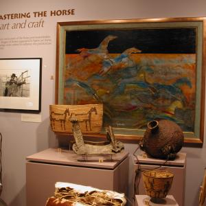 Spirit Horses Painting on display at the Sharlot Hall Museum Prescott Arizona