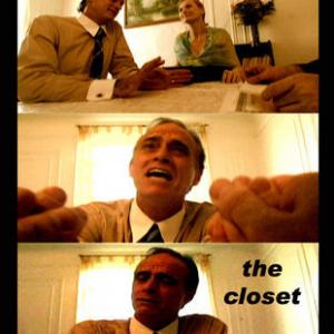 The Closet directed by Luis Cortina A scene when the loving couple are hustled by the Pastor John Parker and his wife