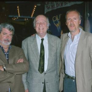 James Cameron George Lucas and Johnny Grant