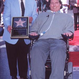 Christopher Reeve and Johnny Grant