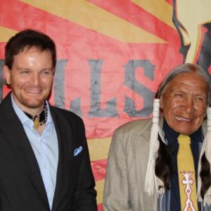 Saginaw Grant and Christopher Johnson arrives at the 9th Annual Red Nation Film Festival 2012 in West Hollywood, CA.