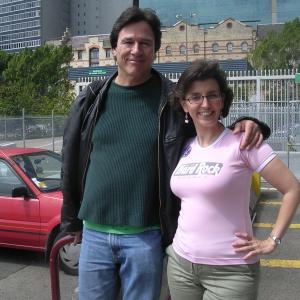 With Richard Hatch (I). Guest appearance at Supanova Pop Culture Expo in Sydney, Australia (2005).