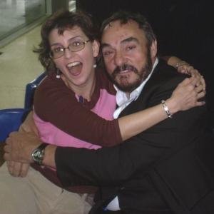 With John Rhys-Davies. Guest appearance at Armageddon Expo in Auckland, New Zealand (2005).