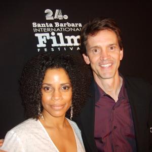 Vince Grant with Judith Scott at SBI Film Festival for LIGHTBULB