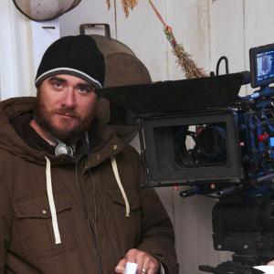 Co-director Duane Graves on set of his dark western RED ON YELLA, KILL A FELLA, December, 2012