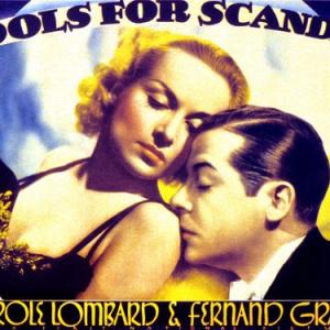 Carole Lombard and Fernand Gravey in Fools for Scandal 1938