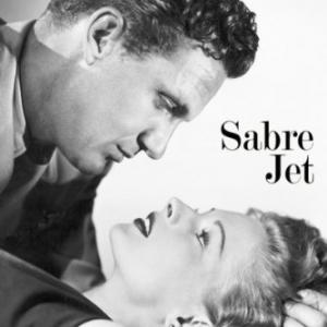 Coleen Gray and Robert Stack in Sabre Jet 1953