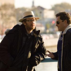 Still of Joaquin Phoenix and James Gray in Two Lovers 2008