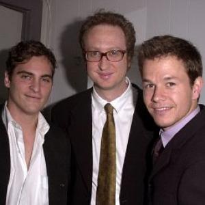 Mark Wahlberg, Joaquin Phoenix and James Gray