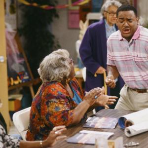Still of Will Smith Alfonso Ribeiro Loretta Jean and Jeri Gray in The Fresh Prince of BelAir 1990