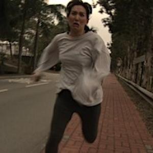 Tammie Rhee Jogging in Joggers