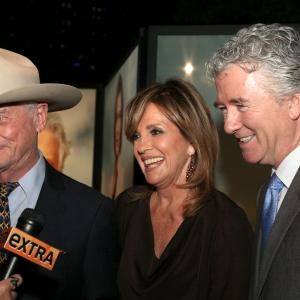 Patrick Duffy Larry Hagman and Linda Gray at event of Dallas 2012