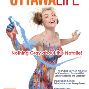 Ottawa Life Magazine Cover featuring Natalie Gray