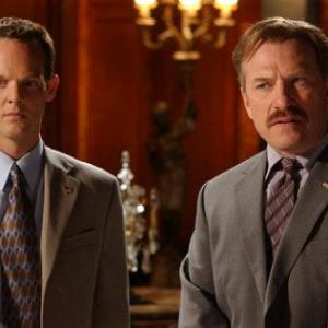 Still of Jason Gray-Stanford and Ted Levine in Monk (2002)