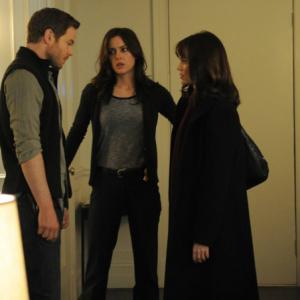 Still of Shawn Ashmore Sprague Grayden and Jessica Stroup in The Following 2013