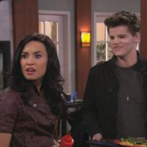 Steven Grayhm and Demi Lovato in Sonny With A Chance.