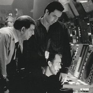 Still of John Cusack Billy Bob Thornton and Jerry Grayson in Pushing Tin 1999