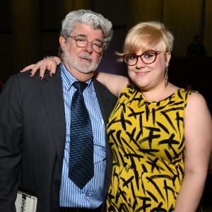 George Lucas and Katie Lucas