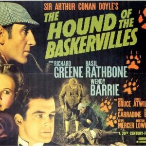 Basil Rathbone Wendy Barrie and Richard Greene in The Hound of the Baskervilles 1939