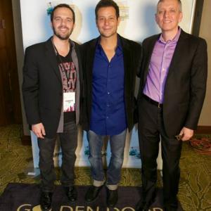 Johnny Greenlaw Bill Sorvino and Kelly Karavites at the Golden Door International Film Festival for the World Premiere of Face on the Corner  2014