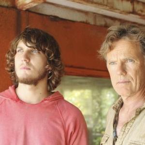 Still of Bruce Greenwood and Scott Michael Foster in The River (2012)