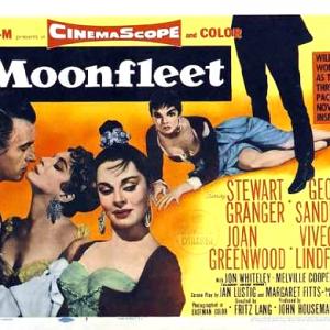 Stewart Granger Joan Greenwood and Viveca Lindfors in Moonfleet 1955