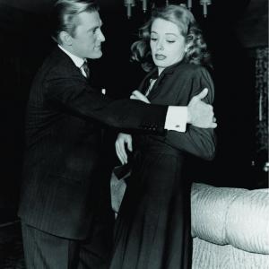 Still of Kirk Douglas and Jane Greer in Out of the Past 1947