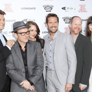 Amy Acker Clark Gregg Alexis Denisof Nathan Fillion Joss Whedon and Jillian Morgese at event of Much Ado About Nothing 2012