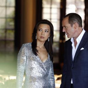 MingNa Wen and Clark Gregg in Agents of SHIELD 2013
