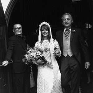 Natalie Wood with her husband Richard Gregson on their wedding day, May 30, 1969.