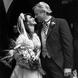 Natalie Wood with her husband Richard Gregson on their wedding day May 30 1969