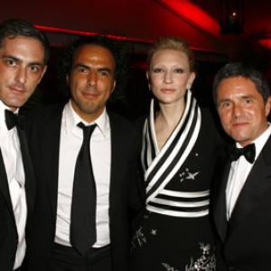 Cate Blanchett, Alejandro González Iñárritu, Brad Grey and John Lesher at event of Babelis (2006)