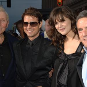 Tom Cruise, Katie Holmes, Brad Grey and Sumner Redstone at event of Mission: Impossible III (2006)