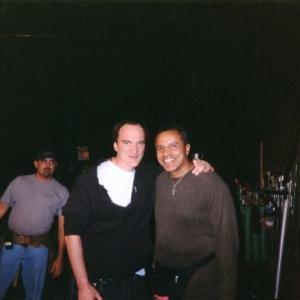 Quentin Tarintino and Myself on the set of KILL BILL Vol 1 Circa 2002