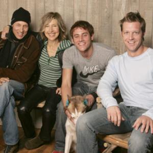 Lin Shaye Jon Gries David Leitch and JB Ghuman Jr at event of Sledge The Untold Story 2005