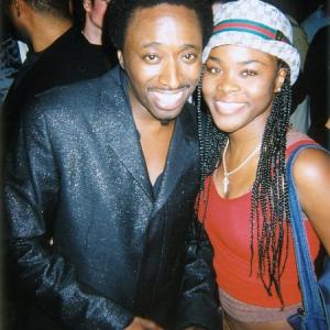 Toy Connor and Eddie Griffin at the Undercover Brother Premiere