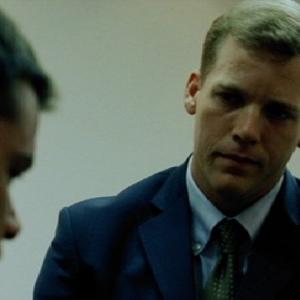 Tim Griffin as Nevins with Matt Damon in The Bourne Supremacy