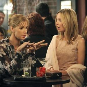 Still of Calista Flockhart and Rachel Griffiths in Brothers & Sisters (2006)