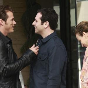 Still of Rachel Griffiths, Jason Lewis and Matthew Rhys in Brothers & Sisters (2006)