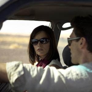 Still of Frank Grillo and Jaimie Alexander in Intersections 2013