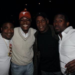 TRACY MORGAN,MIKE GLOVER,DANNY GLOVER,GANO GRILLS HOLLYWOOD CALIFORNIA