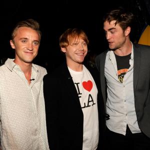 Tom Felton Rupert Grint and Robert Pattinson at event of Teen Choice 2011 2011