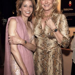 Candace Bushnell and Nina Griscom