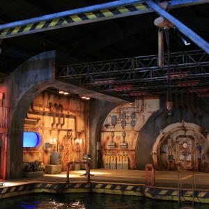 The Looking Glass underwater station built on stage for LOST