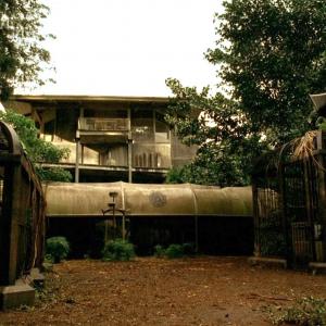 The Hydra Station exterior built on location for LOST