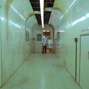 Abandoned corridor in the Staff medical station Set built on stage for LOST