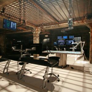 The operations center beneath the prison - Built on stage for 