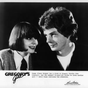 Still of John Gordon Sinclair and Clare Grogan in Gregory's Girl (1981)