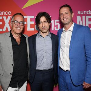 Noah Baumbach Trevor Groth and John Cooper at event of Mistress America 2015