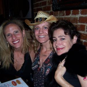 Christine Grund Eileen Grubba and Sean Young Outsiders Inn  Gone Country Wrap party